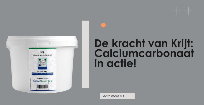 Onderschat de kracht van krijt niet: de veelzijdige toepassingen van calciumcarbonaat - Online Chemicaliën NL