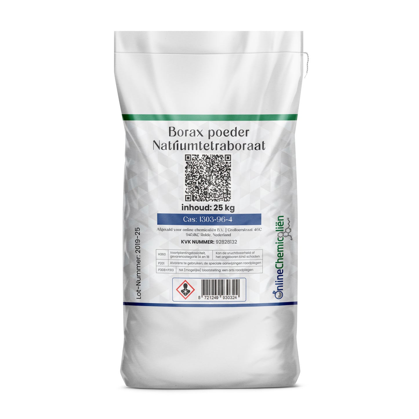 Borax poeder - Natriumtetraboraat - 25 kg kopen Online Chemicaliën