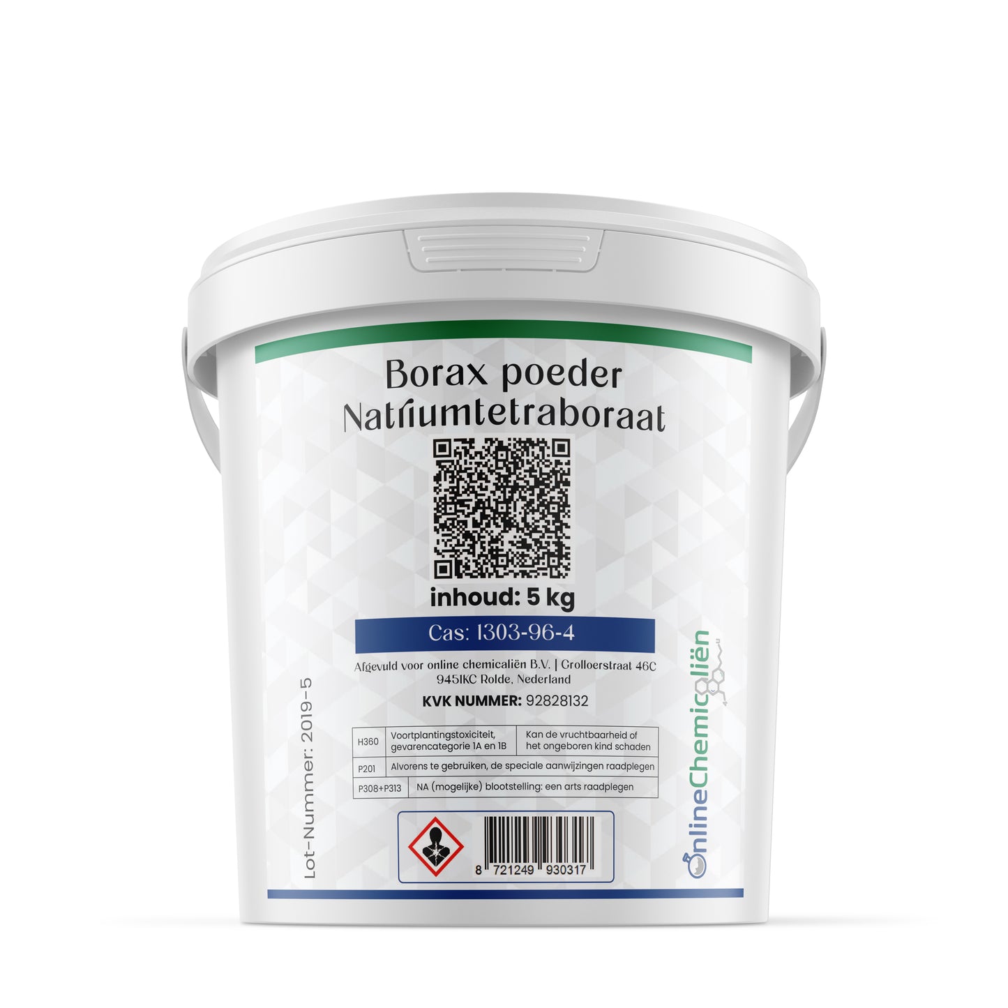 Borax poeder - Natriumtetraboraat - 5kg kopen Online Chemicaliën