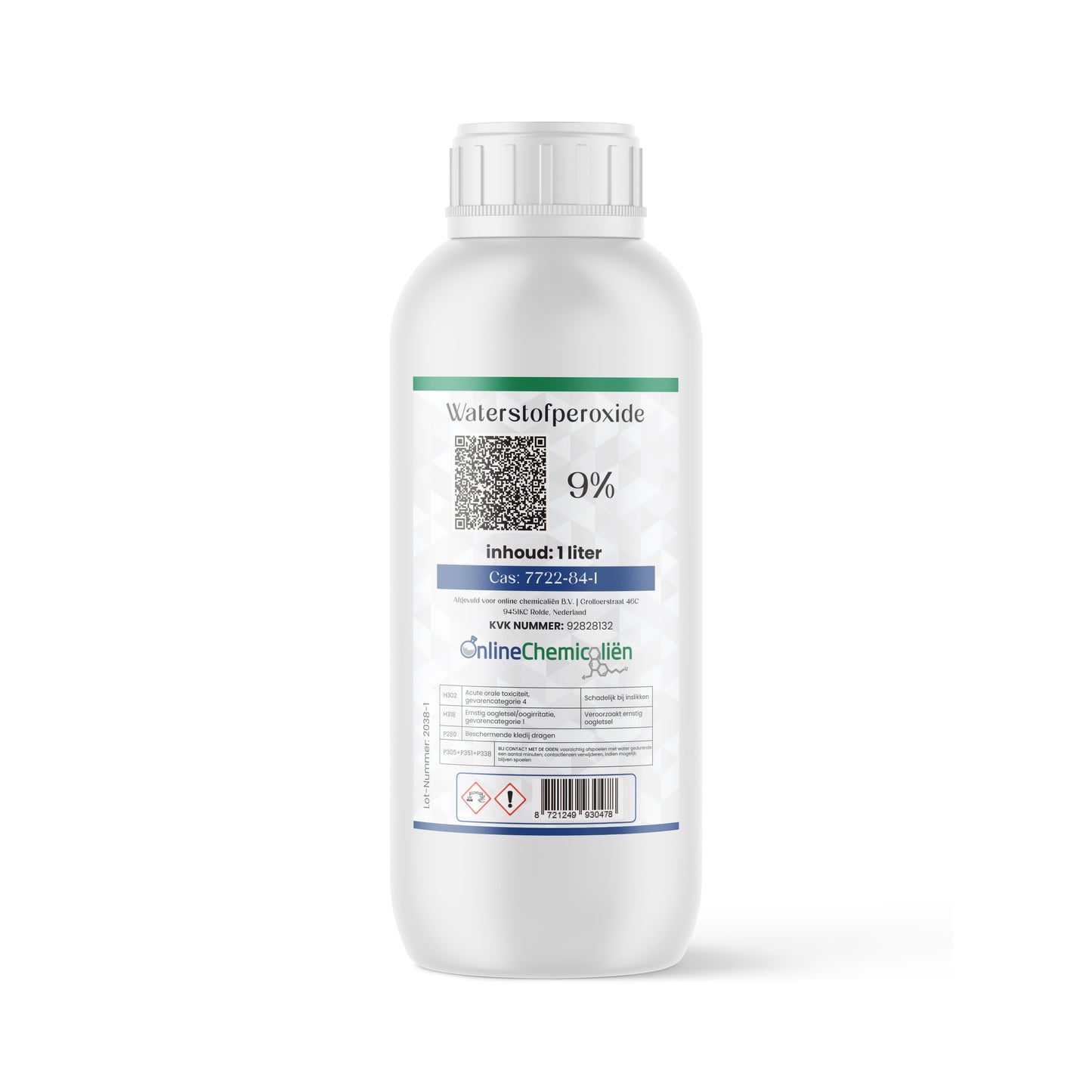 waterstofperoxide h2o2 hydrogen peroxide hydroperoxid 9 1L