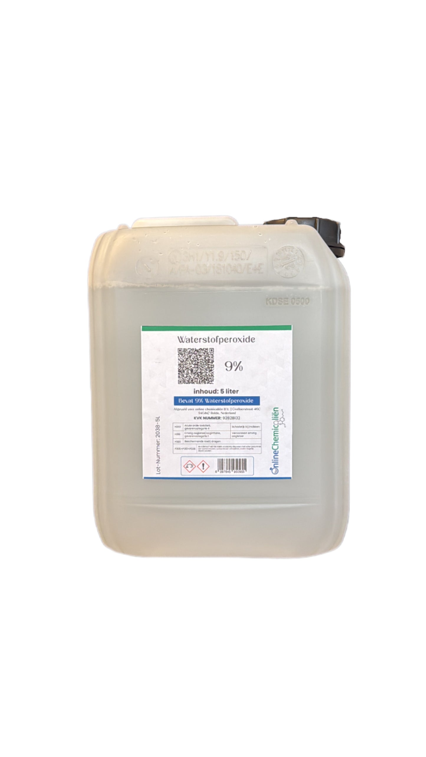 waterstofperoxide h2o2 hydrogen peroxide hydroperoxid 9 5L