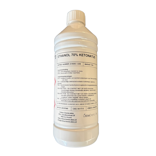 Ethanol 70% Ketonatus – 1L – Reinigingsmiddel – Ontvetter